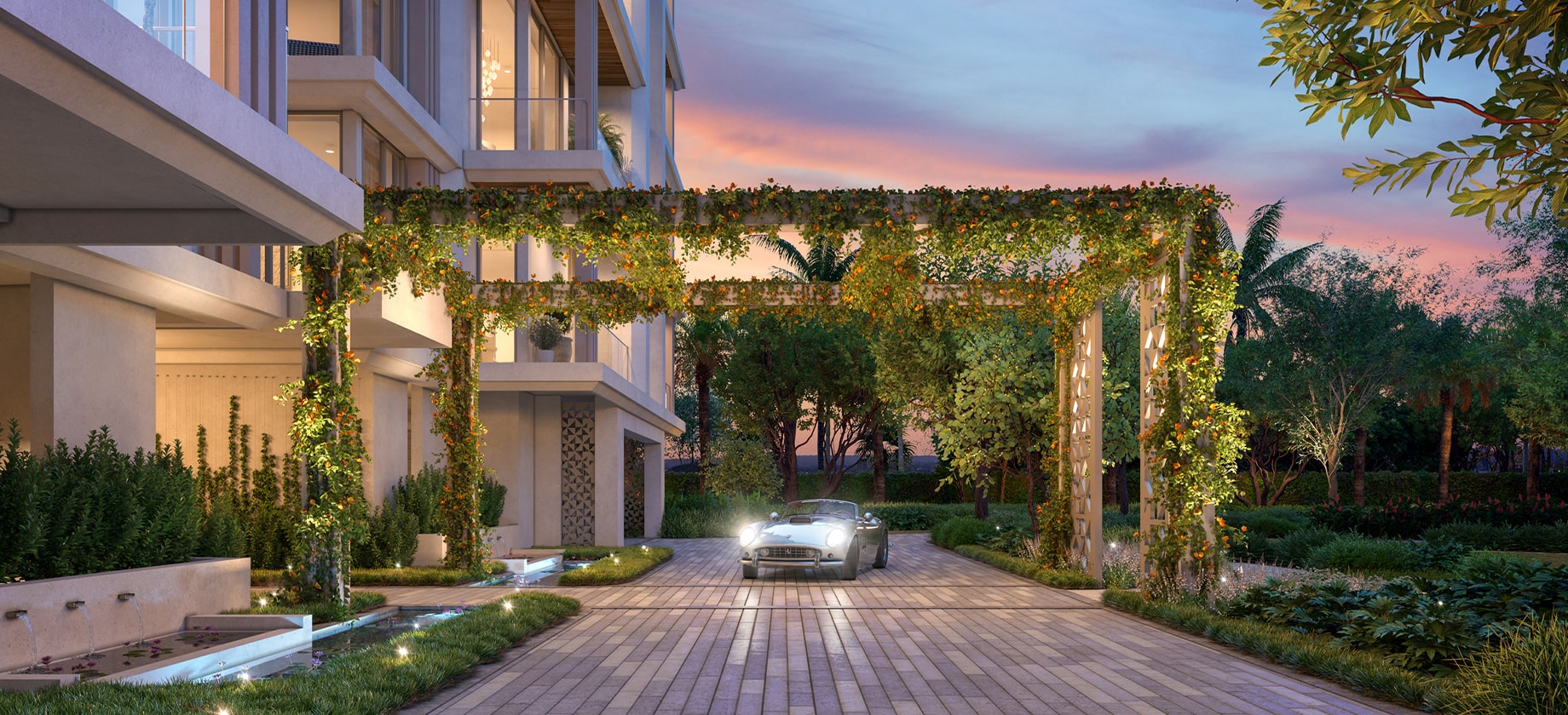 Olana Naples Porte Cochere Rendering