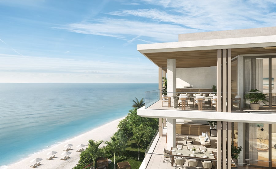 Olana Naples Oceanfront Terraces Rendering