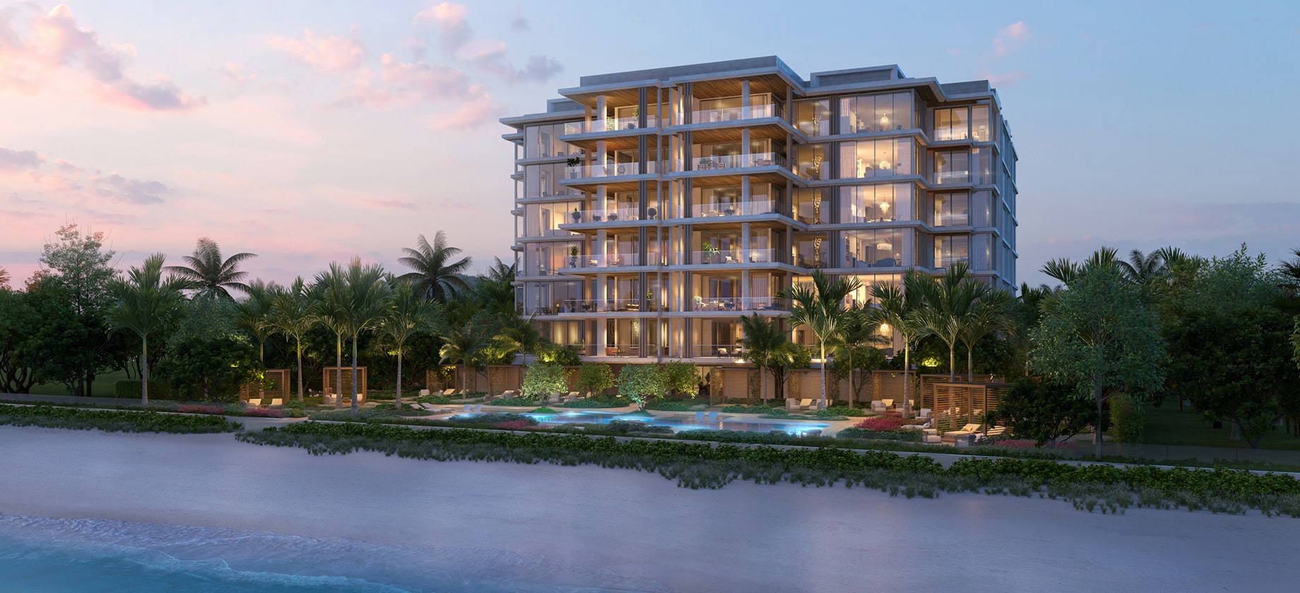 Olana Naples Sunset Rendering