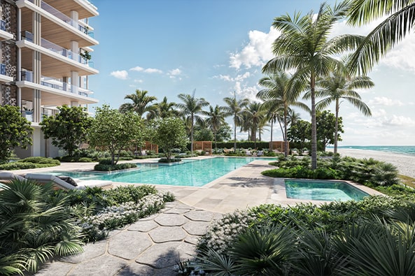 THE POOL TERRACE & BEACH